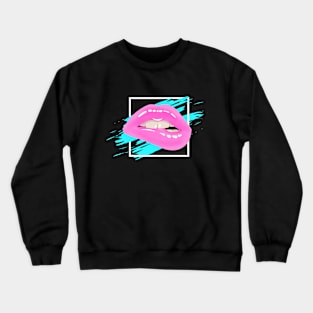 Lollipop Lips Crewneck Sweatshirt